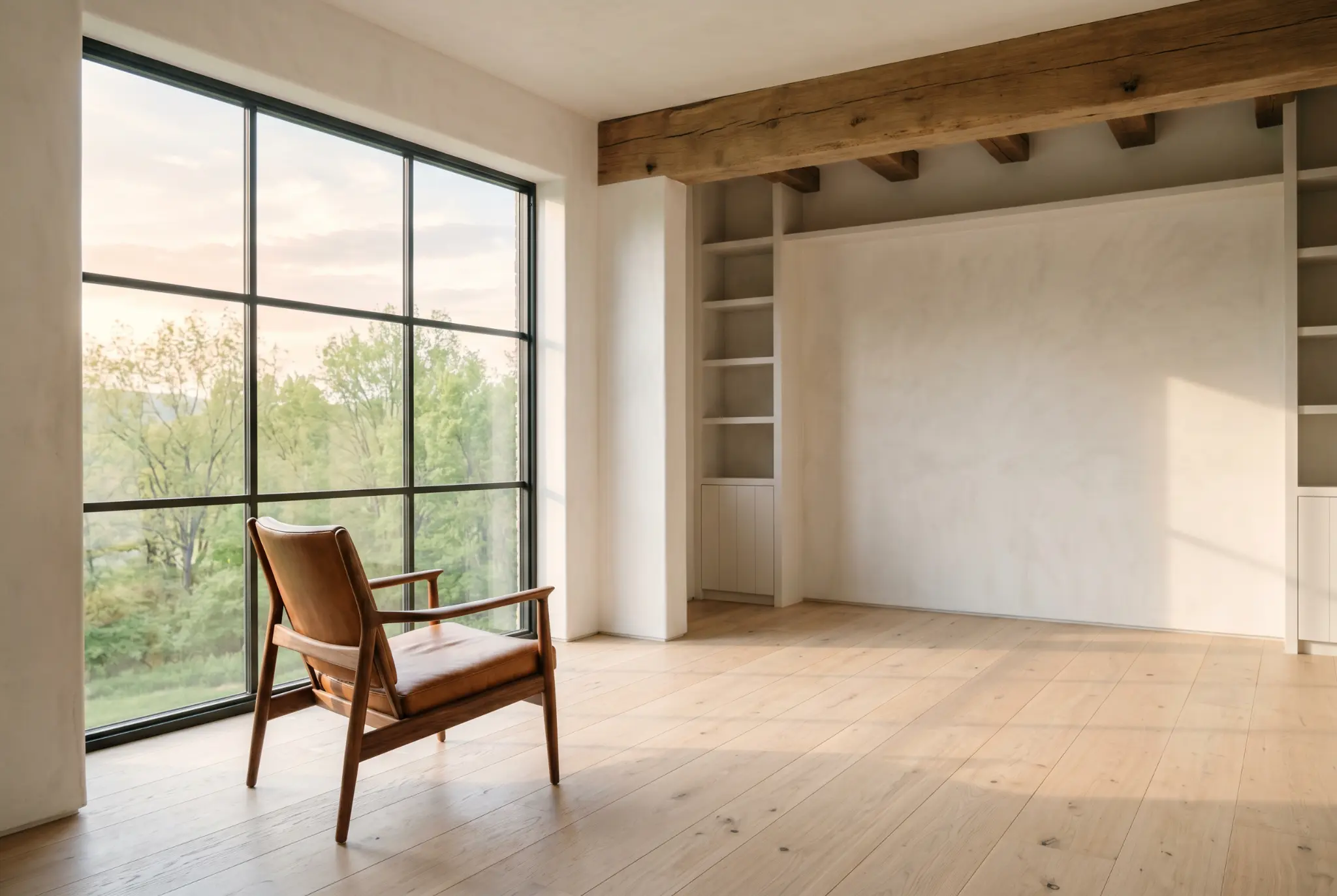 Minimalist retreat interior